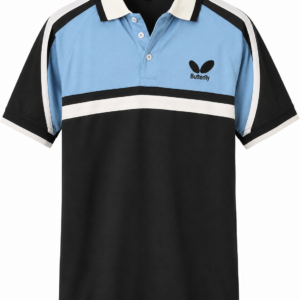 Polo Butterfly bleu noir