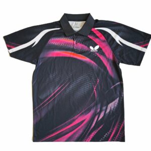 t-shirt vintage Butterfly noir rose .