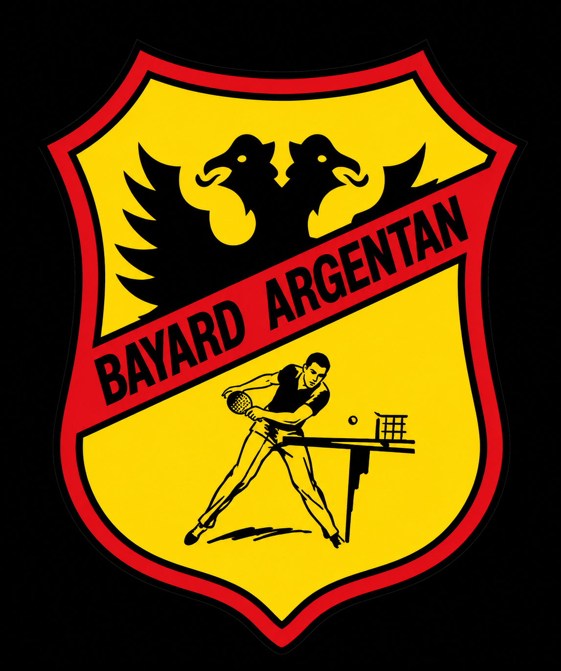 Logo Bayard Argentan Tennis de table