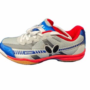 Chaussures Butterfly Lezoline TB bleu et rouge