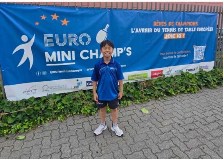 Euro Mini Champ’s 2026 : une première expérience européenne prometteuse pour Valentin ZHAO