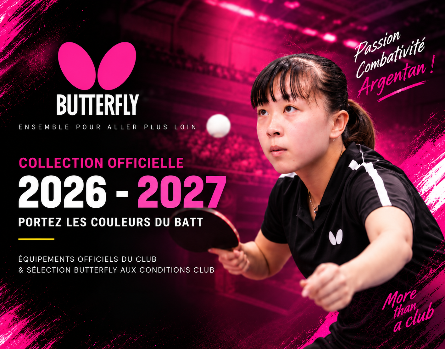 BATT × Butterfly - Collection officielle 2026-2027